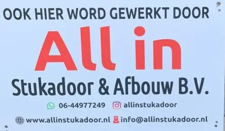 all in stukador afbouw bv